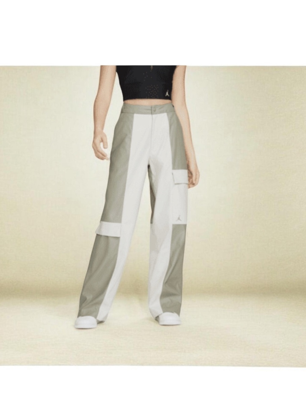 Jordan Faux Leather Cargo Pants